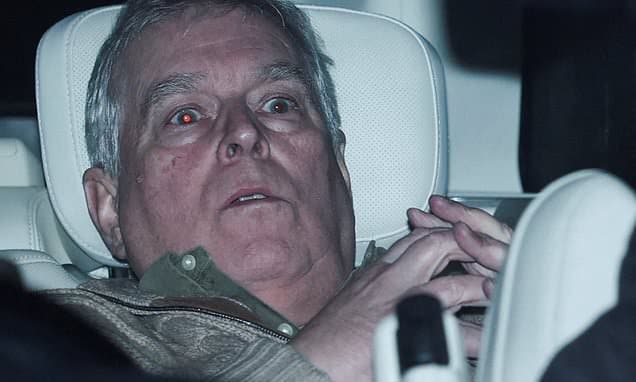 Andrew Mountbatten-Windsor 'claims police took personal items during raids' after his Epstein files arrest