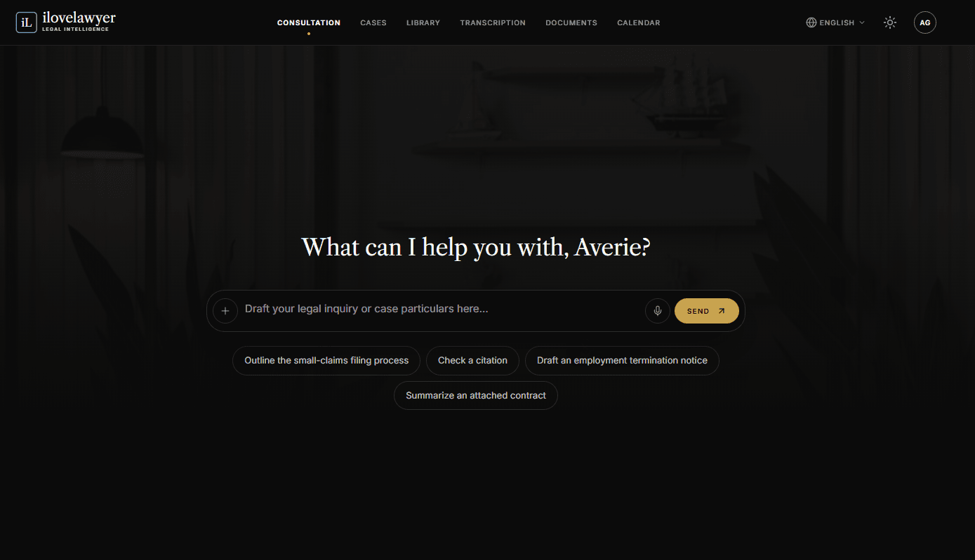 Ilovelawyer: An Innovative AI Workspace for Legal Consultation